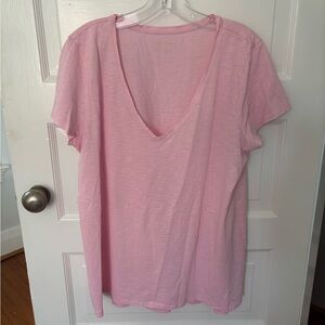 Lilly Pulitzer Pima cotton V-Neck short sleeve Women's Top XL